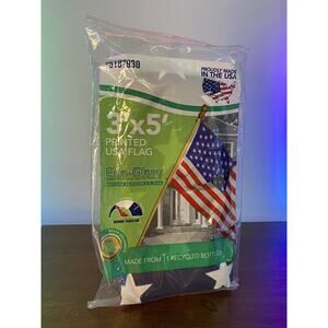 American Flag 3’x5’ Printed USA Flag Eco-Glory Brass Grommets #5187930